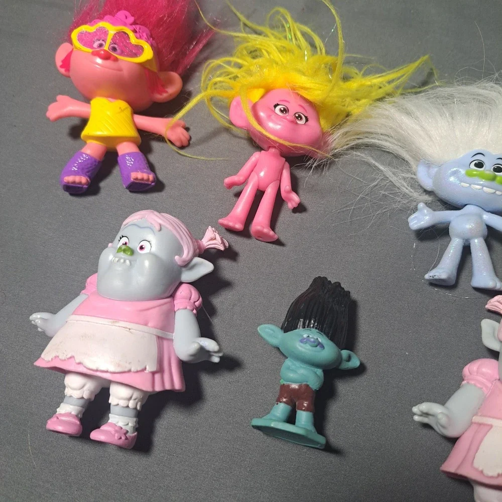 DreamWorks Trolls Figure Lot Poppy Bridget Guy Diamond Branch Toys‎ Collectible